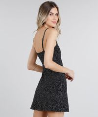 Vestido-Feminino-Curto-Estampado-de-Poa-Alcas-Finas--Preto-9269589-Preto_2