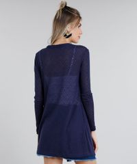 Capa-Feminina-em-Trico-com-Fenda-Manga-Longa-Azul-Marinho-9230122-Azul_Marinho_2