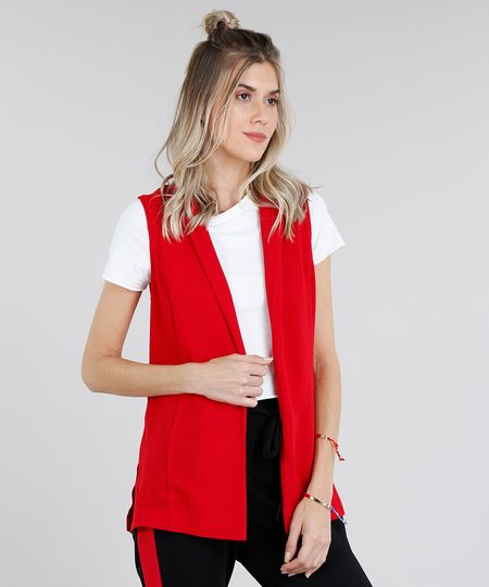Colete-Feminino-Longo-com-Fendas-Vermelho-9181262-Vermelho_1