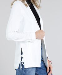 Blazer-Feminino-Reto-com-Fenda-e-Laco-Gola-Tailleur-Manga-Longa-Off-White-9181377-Off_White_4