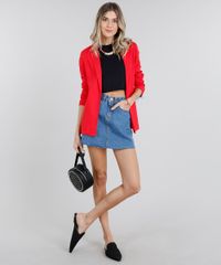 Blazer-Feminino-Reto-com-Fenda-e-Laco-Gola-Tailleur-Manga-Longa-Vermelho-9181377-Vermelho_3