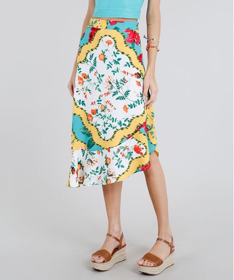 Saia-Midi-Feminina-Assimetrica-Estampada-Floral-com-Babado-Off-White-9086773-Off_White_1