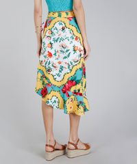 Saia-Midi-Feminina-Assimetrica-Estampada-Floral-com-Babado-Off-White-9086773-Off_White_2