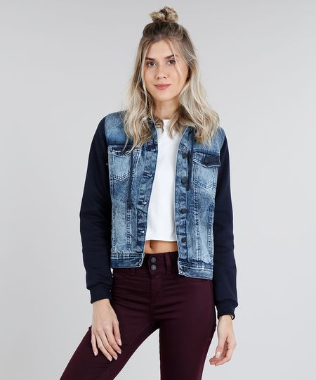 Jaqueta-Jeans-Feminina-com-Capuz-Removivel-em-Moletom-Azul-Escuro-9116723-Azul_Escuro_1 Jaqueta-Jeans-Feminina-com-Capuz-Removivel-em-Moletom-Azul-Escuro-9116723-Azul_Escuro_1