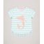 Blusa-Infantil-Listrada-Sereia-Manga-Curta-Decote-Redondo-em-Algodao---Sustentavel-Verde-Claro-9238716-Verde_Claro_1