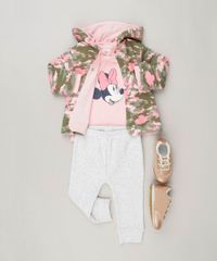 Conjunto-Infantil-Minnie-de-Body-Manga-Longa---Casaco-Estampado-Camuflado---Calca-Canelada-Cinza-Mescla-Claro-8953281-Cinza_Mescla_Claro_3