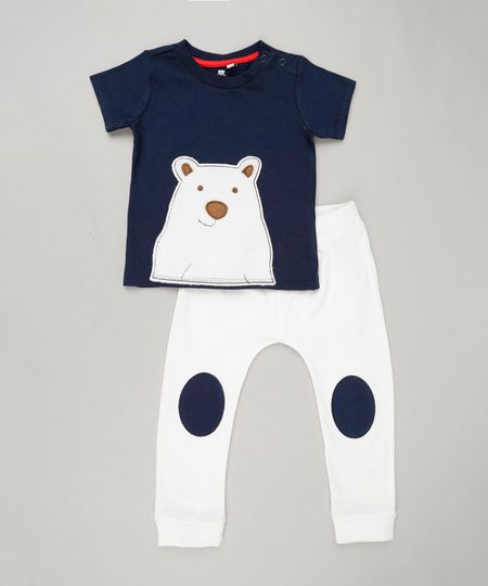 Conjunto-Infantil-Urso-de-Camiseta-Manga-Curta-Azul-Marinho---Calca-com-Recortes-em-Moletom-de-Algodao---Sustentavel-Off-White-9118902-Off_White_1 Conjunto-Infantil-Urso-de-Camiseta-Manga-Curta-Azul-Marinho---Calca-com-Recortes-em-Moletom-de-Algodao---Sustentavel-Off-White-9118902-Off_White_1