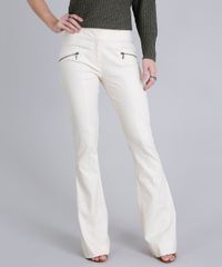 Calca-Feminina-Flare-em-Linho-com-Ziper-Bege-Claro-9189775-Bege_Claro_1