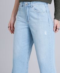 Calca-Jeans-Feminina-Pantacourt-com-Puidos-Delave-9217840-Delave_4
