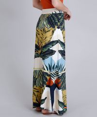 Saia-Feminina-Longa-Estampada-de-Folhagem-Off-White-9190789-Off_White_2