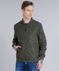 Jaqueta-Masculina-Bomber-com-Bolsos-Verde-Militar-8846523-Verde_Militar_5