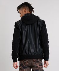 Jaqueta-Masculina-2-em-1-com-Capuz-Removivel-em-Moletom-Preto-8855307-Preto_2