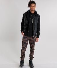Jaqueta-Masculina-2-em-1-com-Capuz-Removivel-em-Moletom-Preto-8855307-Preto_3