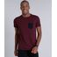 Camiseta-Masculina-Slim-Fit-Listrada-com-Bolso-Manga-Curta-Gola-Careca-em-Algodao---Sustentavel-Vinho-8709075-Vinho_1