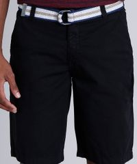 Bermuda-Masculina-Reta-com-Cinto-Cadarco-Listrado-Preta-9100775-Preto_4
