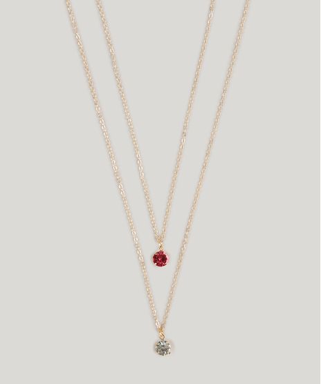 Kit-de-2-Colares-Femininos--Best-Friends--com-Strass-Dourado-9218446-Dourado_1