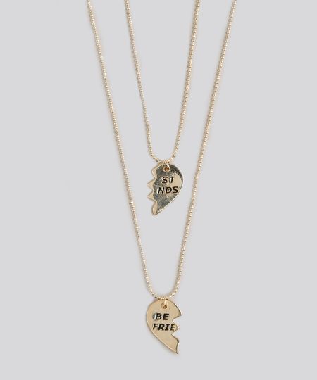 Kit-de-2-Colares-Femininos--Best-Friends--Dourado-9218449-Dourado_1