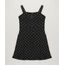Vestido-Infantil-Evase-Curto-Estampado-de-Poa-Sem-Manga-Preto-9232112-Preto_1