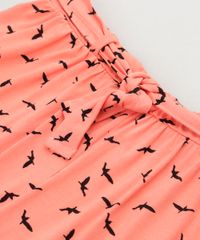 Short-Infantil-Estampado-de-Passaros-com-Faixa-Coral-9232118-Coral_3