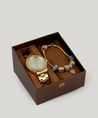 Kit-de-Relogio-Analogico-Mondaine-Feminino---Pulseira---83341LPMVDE1KC-Dourado-9263270-Dourado_1