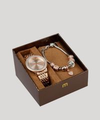 Kit-de-Relogio-Analogico-Mondaine-Feminino---Pulseira---53656LPMVRE2K-Rose-9252720-Rose_1