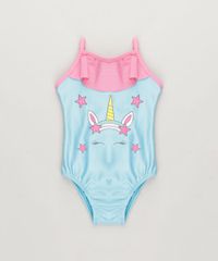 Maio-Body-Infantil-Halter-Neck-Unicornio-com-Babado-e-Protecao-UV50--Azul-Claro-9227280-Azul_Claro_1