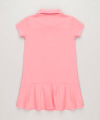 Vestido-Polo-Infantil-Curto-com-Pregas-e-Bordado-Manga-Curta-em-Piquet-Rosa-9214119-Rosa_2