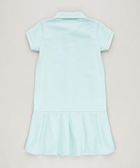 Vestido-Polo-Infantil-Curto-com-Pregas-e-Bordado-Manga-Curta-em-Piquet-Verde-Claro-9214120-Verde_Claro_2