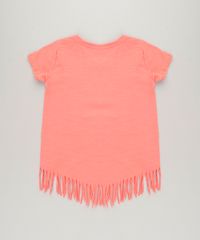Blusa-Infantil-Patins-com-Paetes-e-Franjas-Manga-Curta-Decote-Redondo-Coral-9233133-Coral_2