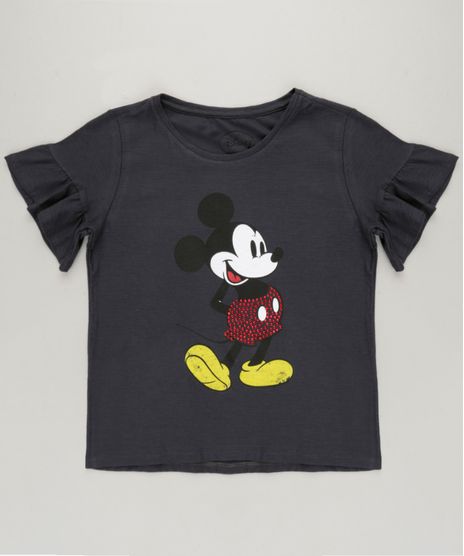 Blusa-Infantil-Mickey-Manga-Curta-com-Babado-Decote-Redondo-Chumbo-9233125-Chumbo_1