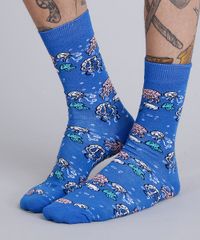 Meia-Masculina-Cano-Alto-Divertida-Agua-Viva-Azul-9242396-Azul_2
