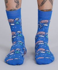 Meia-Masculina-Cano-Alto-Divertida-Agua-Viva-Azul-9242396-Azul_4