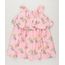 Vestido-Infantil-Curto-Estampado-Floral-com-Babado-Sem-Manga-Decote-Redondo-em-Algodao---Sustentavel-Rosa-9158425-Rosa_1