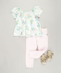 Blusa-Infantil-Ciganinha-Estampada-de-Folhagens-Manga-Curta-Verde-Claro-9245117-Verde_Claro_3