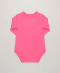 Body-Infantil-Minnie-Manga-Longa-Decote-Redondo-em-Algodao---Sustentavel-Rosa-Escuro-9124372-Rosa_Escuro_2