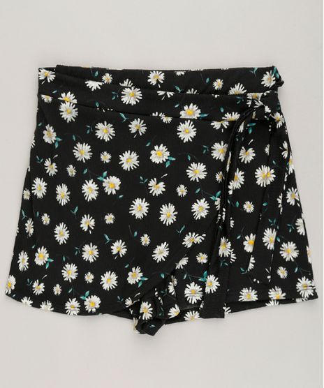 Short-Saia-Infantil-Estampado-Floral-Preto-9228796-Preto_1