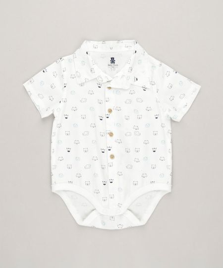 Body-Polo-Infantil-Estampado-de-Bichos-Manga-Curta-em-Algodao---Sustentavel-Off-White-9118880-Off_White_1