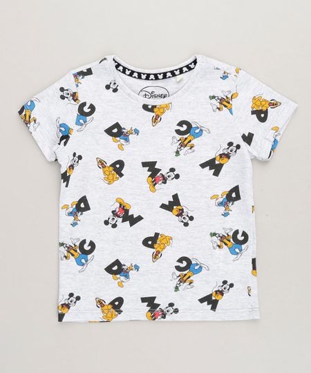 Camiseta-Infantil-Estampada-Turma-do-Mickey-Manga-Curta-Gola-Careca-Cinza-Mescla-Claro-9233522-Cinza_Mescla_Claro_1