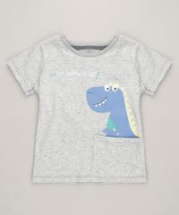 Camiseta-Infantil-Dinossauro-com-Bolso-e-Bordado-Manga-Curta-Gola-Careca-Cinza-Mescla-Claro-9227806-Cinza_Mescla_Claro_1