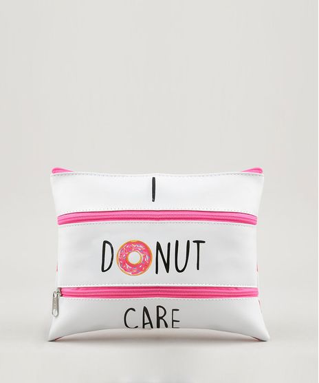 Necessaire-Feminina--I-Donut-Care--com-Divisorias-Branca-9238329-Branco_1