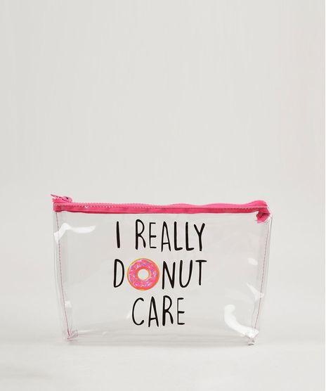 Necessaire-Feminina--I-Really-Donut-Care--Rosa-Pink-9238322-Rosa_Pink_1