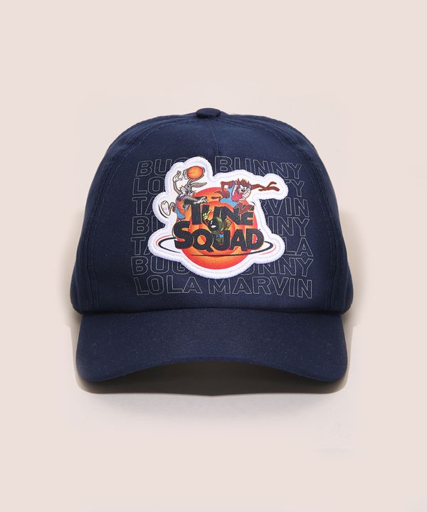 Boné Aba Curva Infantil Space Jam Azul Marinho M