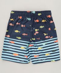 Bermuda-Surf-Infantil-Estampada-de-Peixes-com-Velcro-e-Cordao-Azul-Marinho-9245073-Azul_Marinho_2