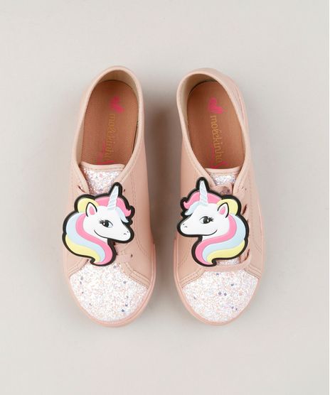 Tenis-Infantil-Molekinha-de-Unicornio-com-Glitter-Rose-9267215-Rose_1
