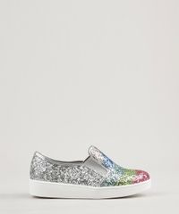 Tenis-Infantil-Molekinha-Slip-On-com-Glitter-Prateado-9267206-Prateado_1