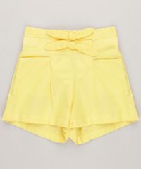 Short-Infantil-Lacos-e-Bolsos-Cintura-Alta-Amarelo-9115646-Amarelo_1