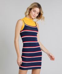 Vestido-Feminino-Basico-Curto-Listrado-Alca-Fina-Decote-Redondo-Azul-Marinho-9241376-Azul_Marinho_1