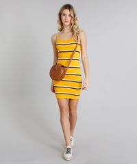 Vestido-Feminino-Basico-Curto-Listrado-Alca-Fina-Decote-Redondo-Amarelo-9241376-Amarelo_3