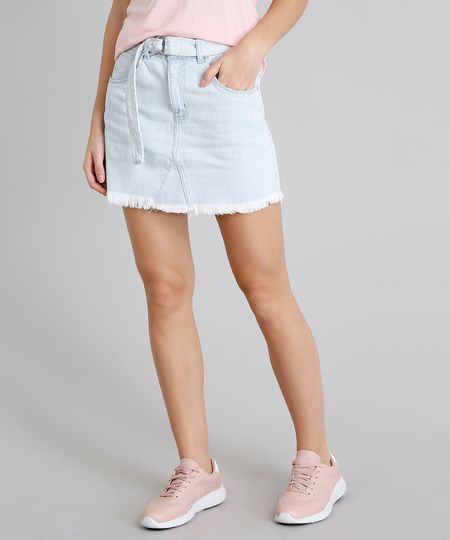 Saia-Jeans-Feminina-com-Bolsos-e-Cinto-Azul-Claro-9217862-Azul_Claro_1 Saia-Jeans-Feminina-com-Bolsos-e-Cinto-Azul-Claro-9217862-Azul_Claro_1