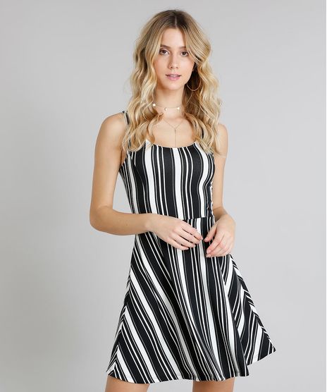 Vestido-Feminino-Evase-Curto-Listrado-Sem-Manga-Decote-Redondo-Off-White-9248327-Off_White_1